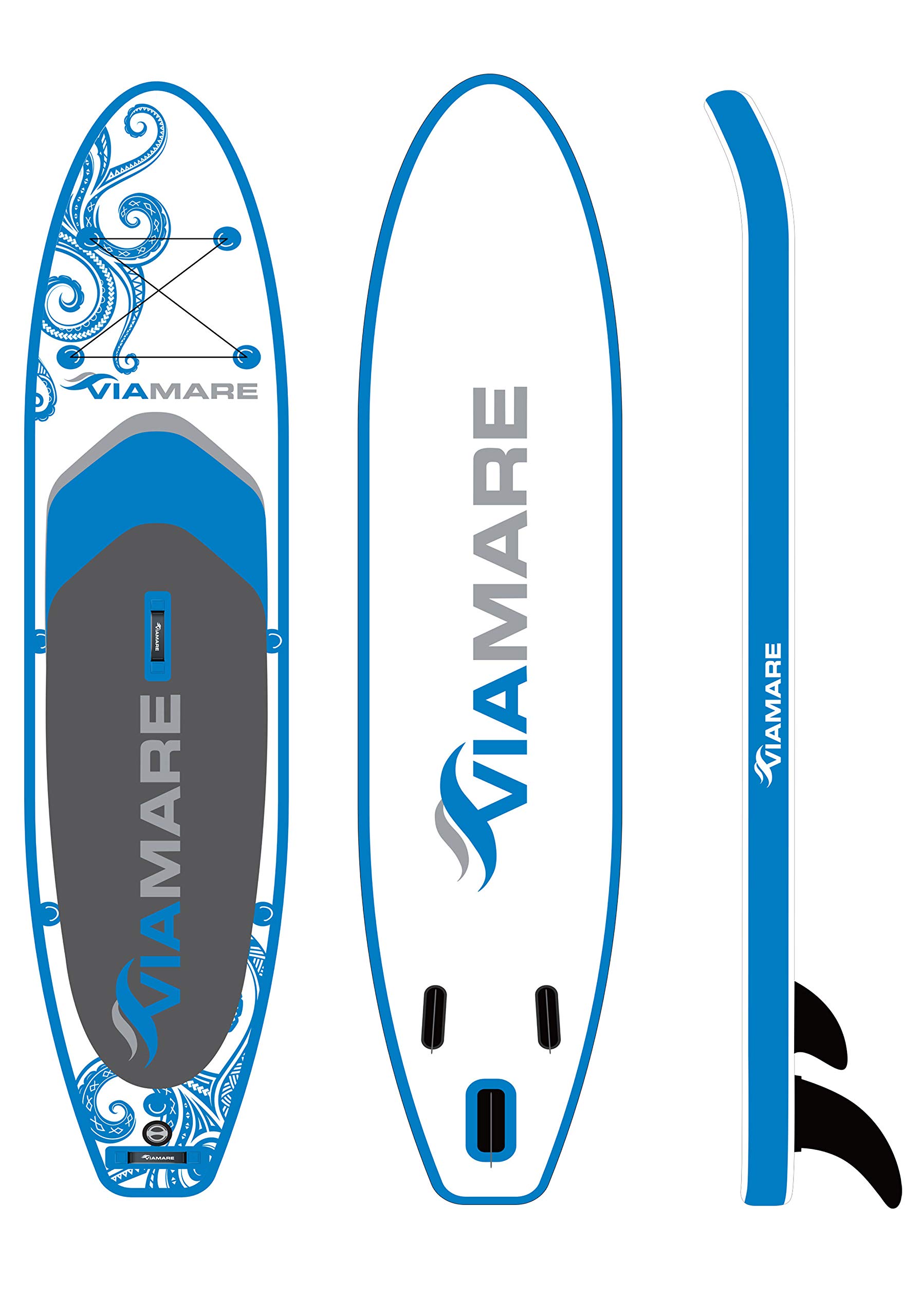 SUP Board Set 330 S Octopus blue