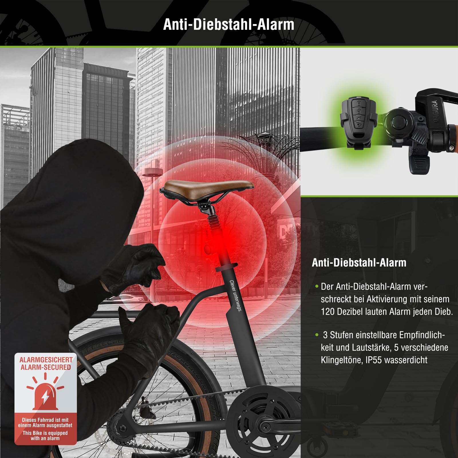 F3G Centro E-Bike Pieghevole, Bici Elettrica con Cambio Automatico, Batteria 540 Wh fino a 150 km, Motore Centrale 250 W 80 Nm, Ruote 20", Freni a Disco Idraulici, per Uomo e Donna