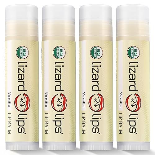 Miniatura 10 de Lizard Lips Certificado orgánico USDA - Paquete variado de 4 sabores