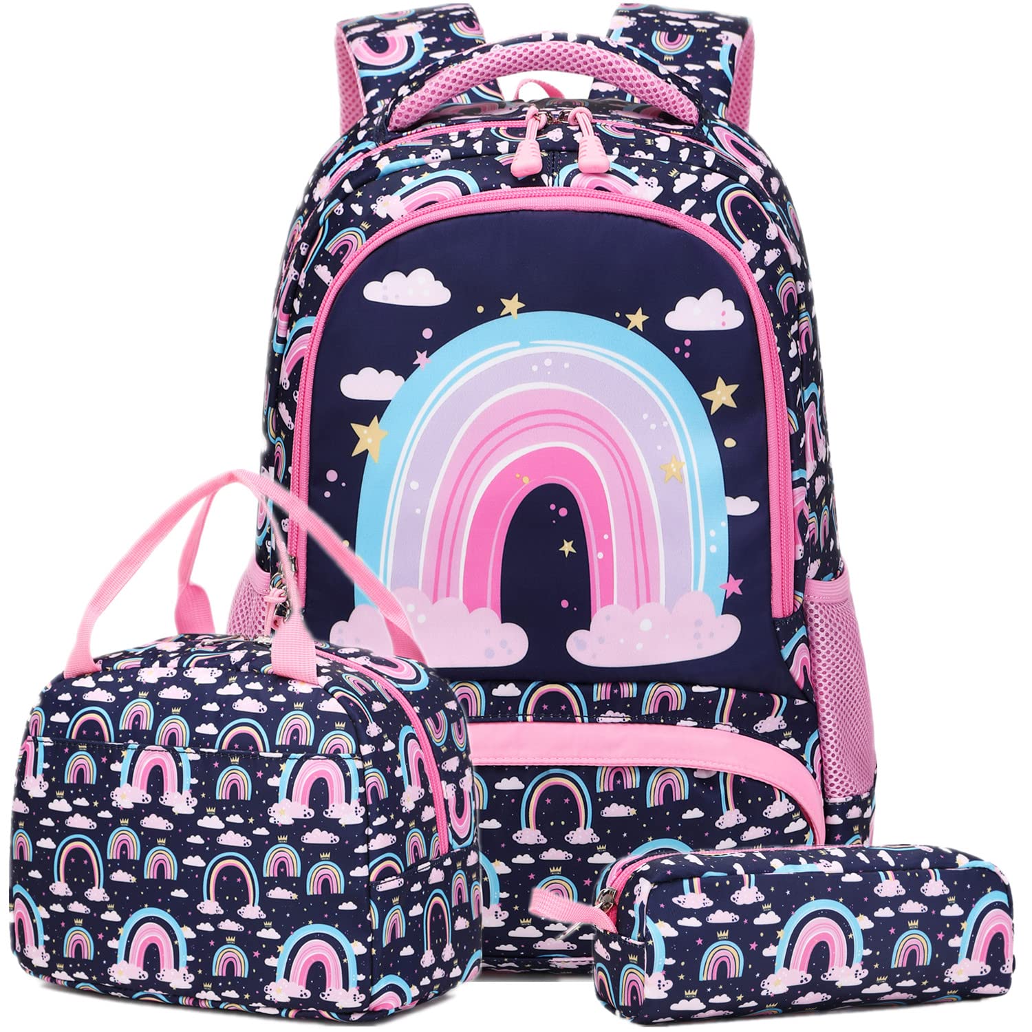 Jumpopack Mochila Infantil Niñas Mochila Infantil Colegio Mochila Primaria Niña Mochila Colegio Mochilas, Estuches y Sets Escolares, Azul Oscuro
