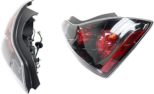 Miniatura 3 de Garage-Pro Juego de luces traseras compatibles con Infiniti G37 2008-2013, Q60 2014-2015 halógeno con bombilla(s) lado del conductor y del pasajero