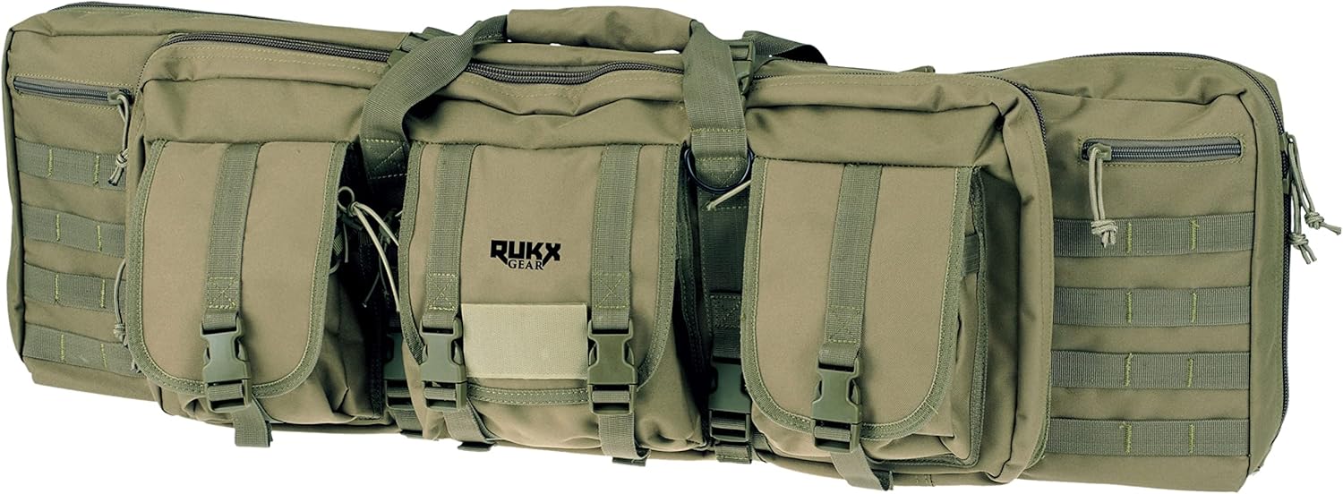 ATI TACTICAL 42" DOUBLE RIFLE BAG GREEN RUKX GEAR