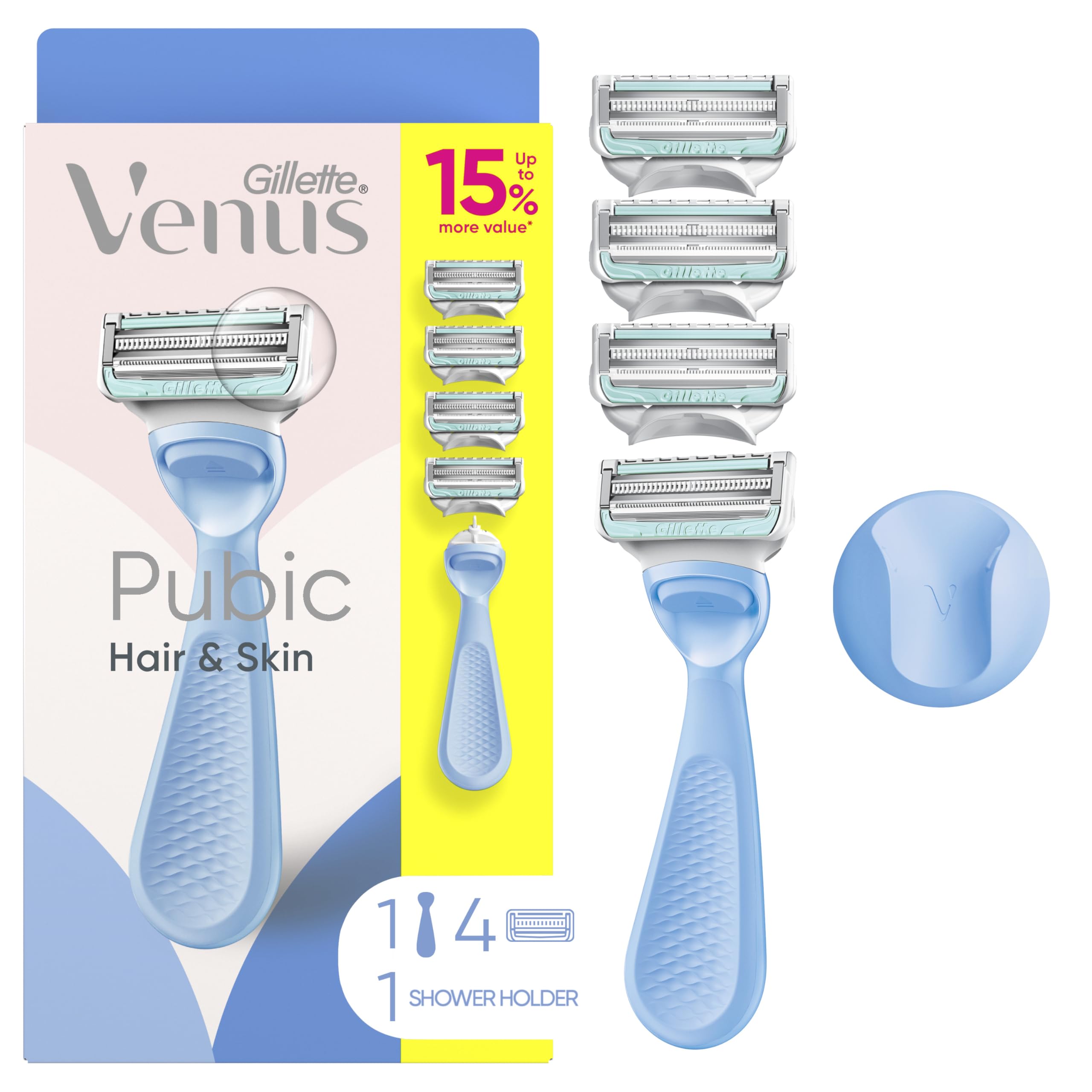 Amazon.com: Gillette Venus for Pubic Hair and Skin, Bikini Razors
