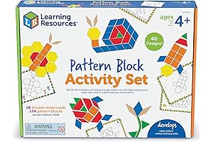 Learning Resources Big Pattern Block Activity Set