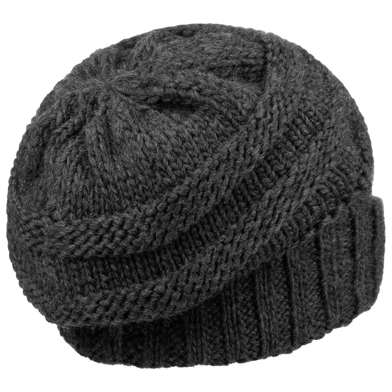 LIERYS Jil Strickmütze Oversize Beanie Made in Germany Unisex Herbst Winter