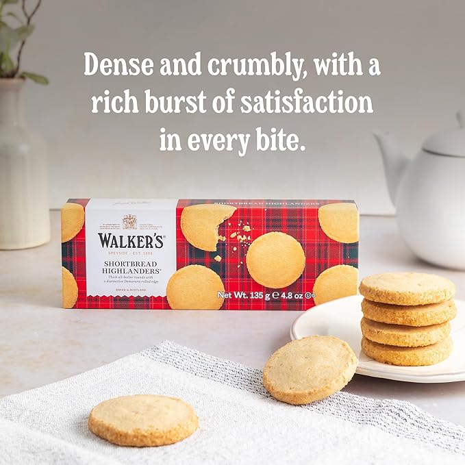 Walker's Shortbread Highlanders Galletas de Mantequilla 4.8 Oz miniatura 4