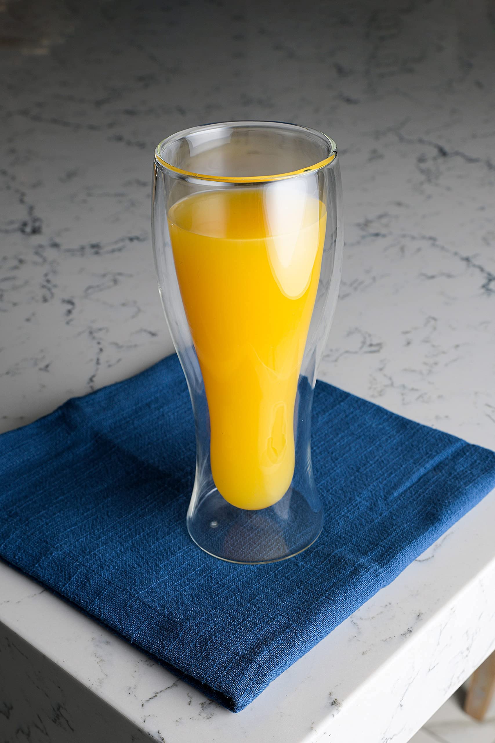 Lemonsoda Set 4 Tazze In Vetro A Doppia Parete Da 350 Ml - Bicchieri Isolanti Per Caffè, Tè, Bevande Calde E Fredde