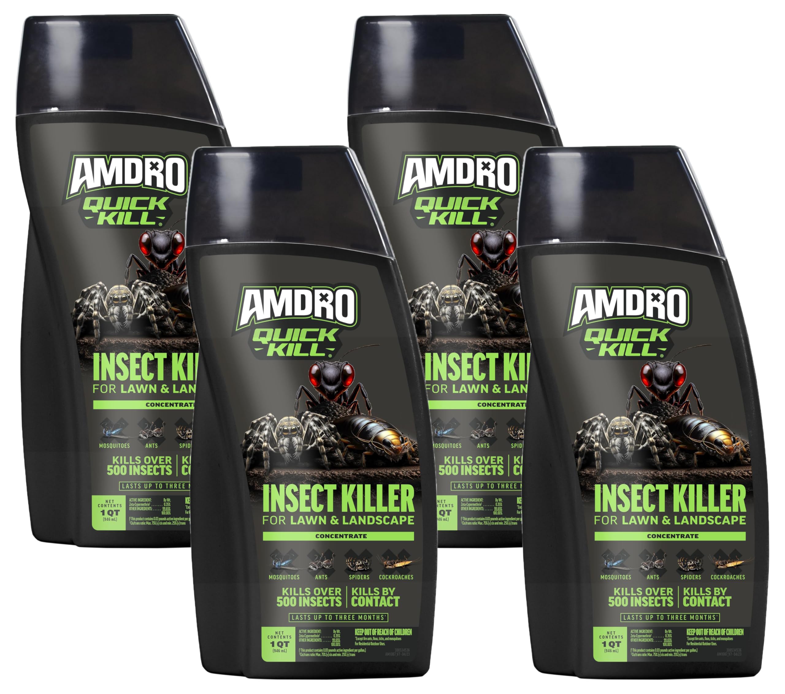 Amdro 100522992 Quick Kill Outdoor Insect Killer, 32 oz (Pack of 4)