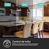 Vista 3 de Kasa Smart Interruptor de atenuación HS220, un solo polo, necesita cable neutro, interruptor de luz Wi-Fi de 2.4 GHz, funciona con Alexa y Google