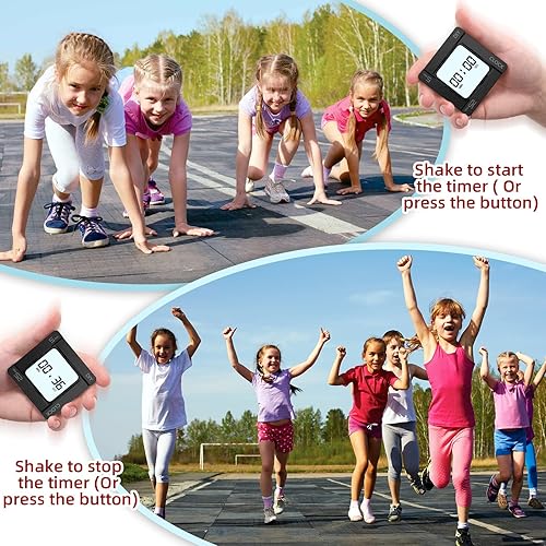 Miniatura 6 de ThreeH Temporizador digital giratorio despertador 5, 25 y cualquier minuto, temporizador de cuenta regresiva, herramienta de gestión de tiempo para