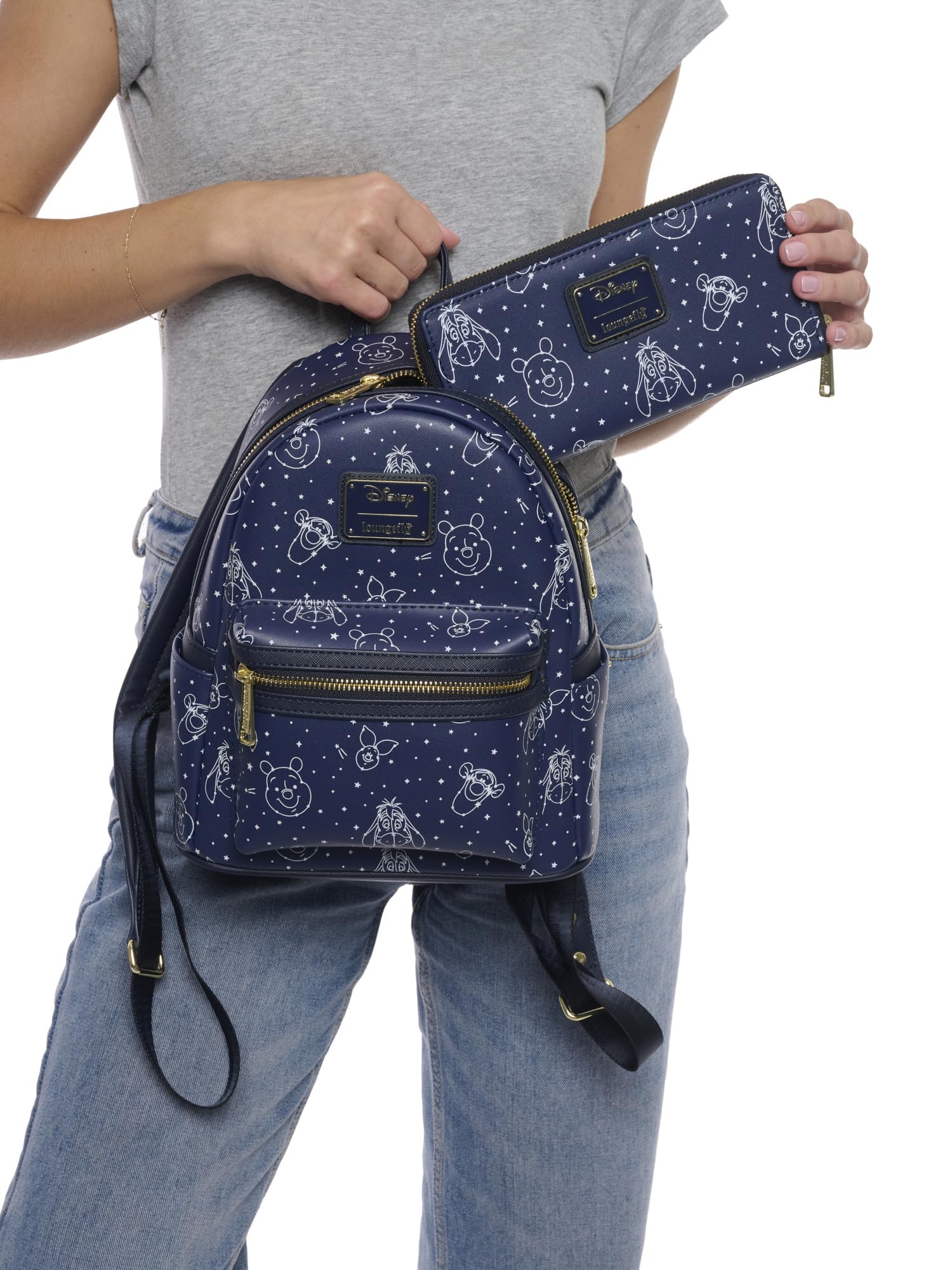 Loungefly Disney Winnie Puuh Constellation Geldbörse mit umlaufendem Reißverschluss