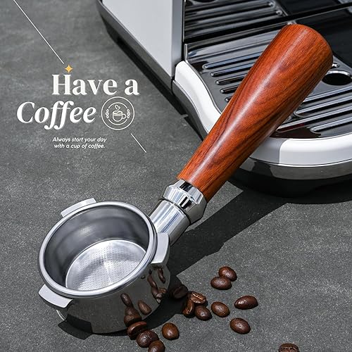 Miniatura 3 de Vorole Portafiltro sin fondo de 2.126 in para máquina de café espresso Breville Bambino Plus Barista Express Pro Touch, BES870XL 870BSXL 878BSS