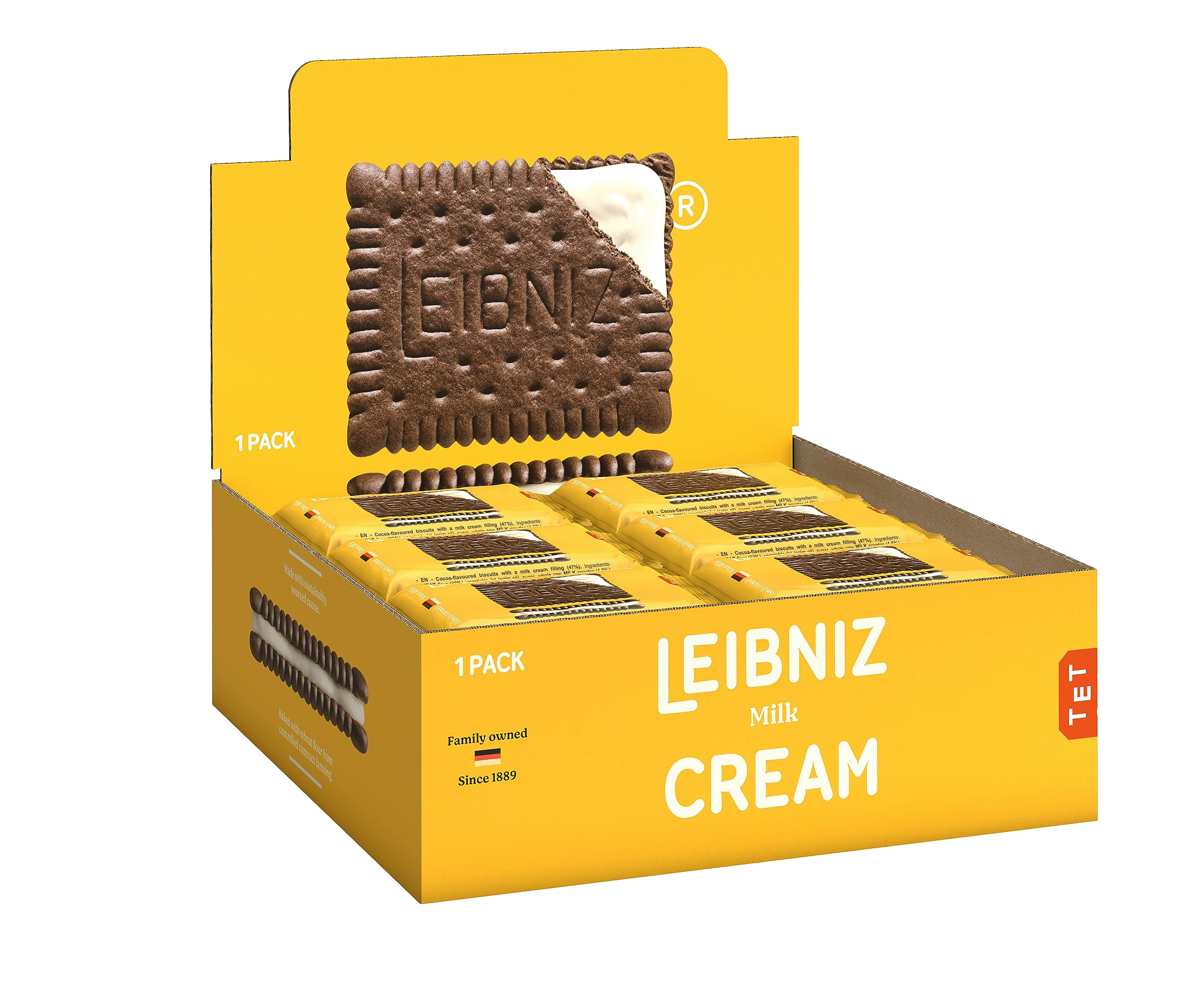 Leibniz Biscuits'N Cream Milk (19g Each) Pack of 24