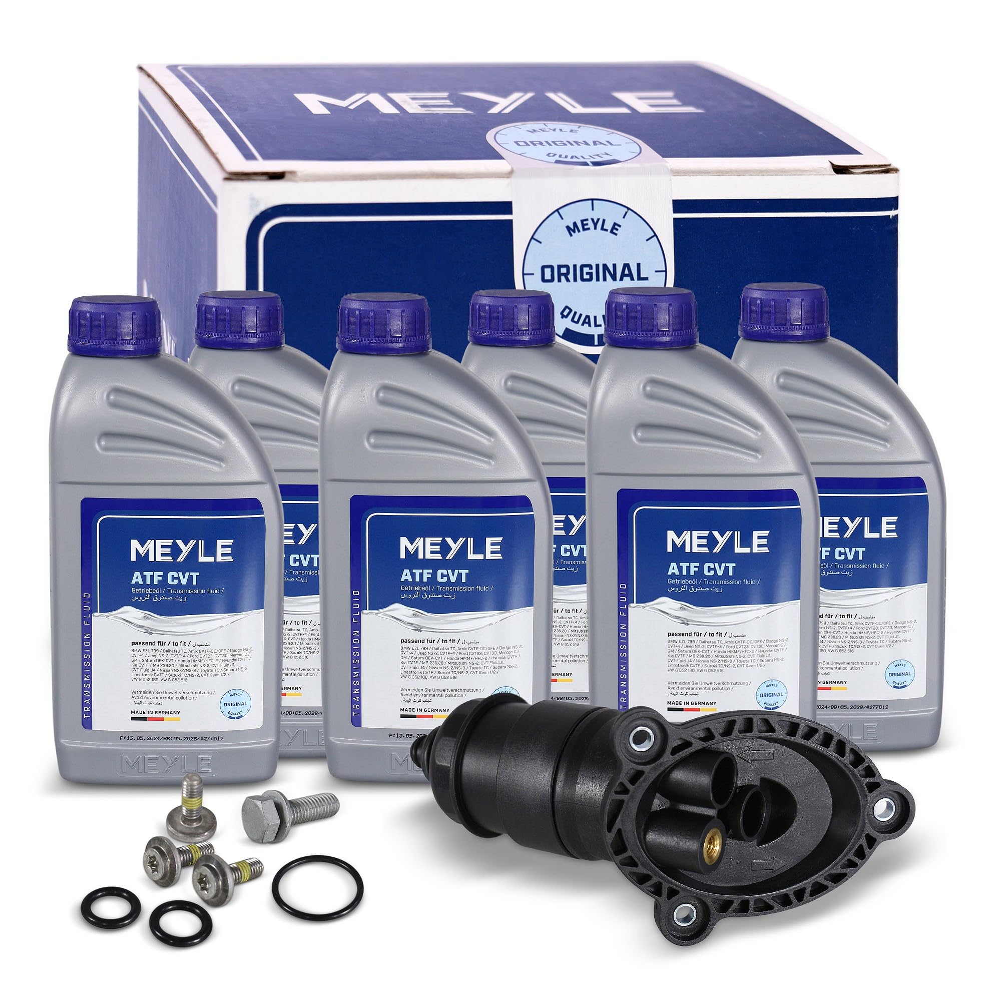 MEYLE Kit pezzi, cambio automatico-cambio olio 1001350109 Compatibile con: AUDI A4 B8, A4 B8 Avant, A5, A5 Cabriolet, A5 Sportback, A6 C7, A6 C7 Avant