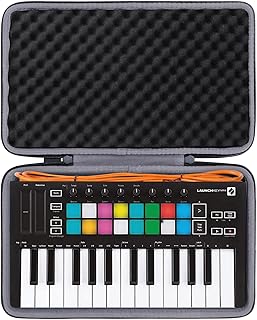 Hard Travel Case for Novation Launchkey Mini MKII USB Keyboard Controller by co2CREA
