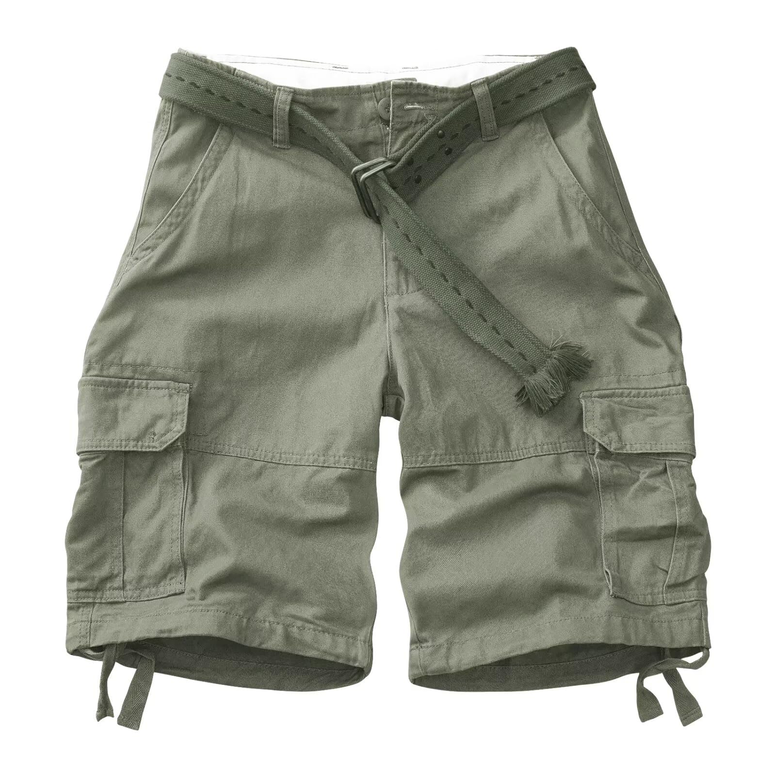 Vatinnt Men's Light Army Cargo Shorts Casual Cotton Combat Shorts 8063 38
