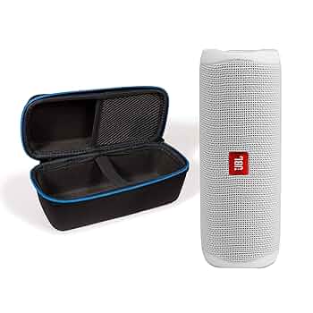 Amazon.com: JBL Flip 5 (White) + Bundle with divvi