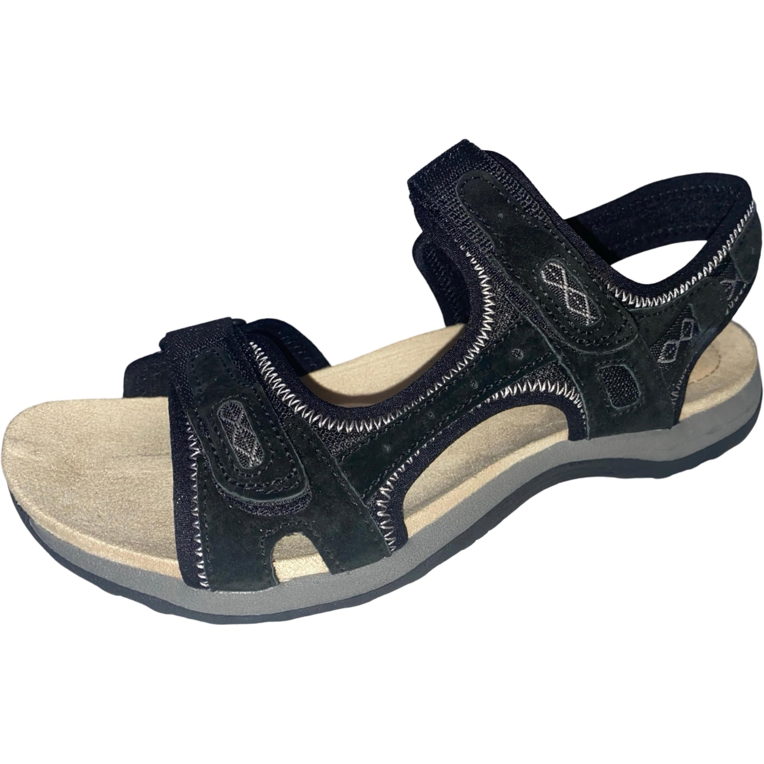 Free Spirit Frisco Womens Walking Sandals Black 3 UK: Amazon.co.uk: Fashion