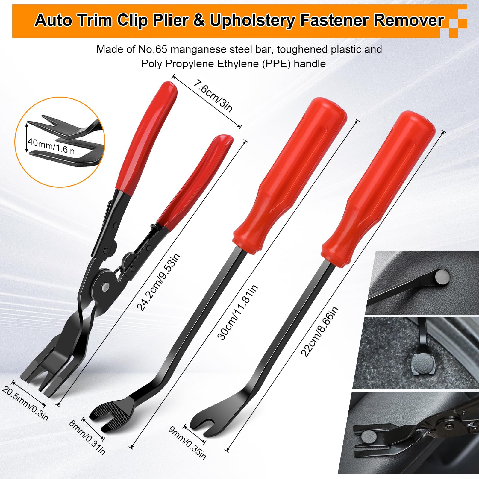 Hitopin 19-teiliges Demontage-Werkzeug Set Für Autos - Innenverkleidung & Armaturenbrett Ohne Kratzer