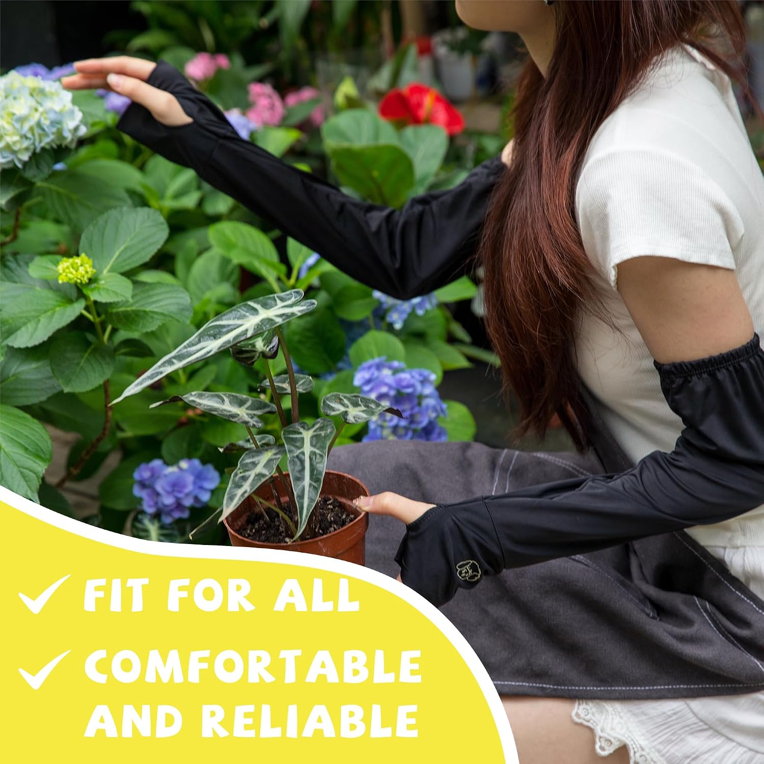 Sun Protection Sleeves for Women UV Arm Covers Garden Sleeves Cooling Compression Sleeve Gardening Gifts for Women