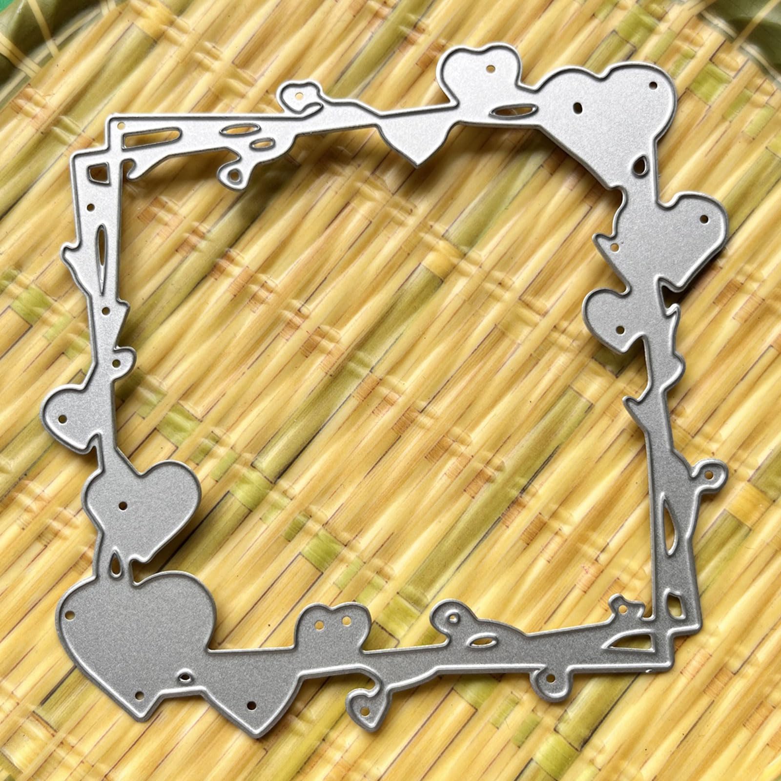 Fustelle In Metallo Per Finestre E Stencil, Set Per Scrapbooking E Biglietti Fai-da-te, Goffratura