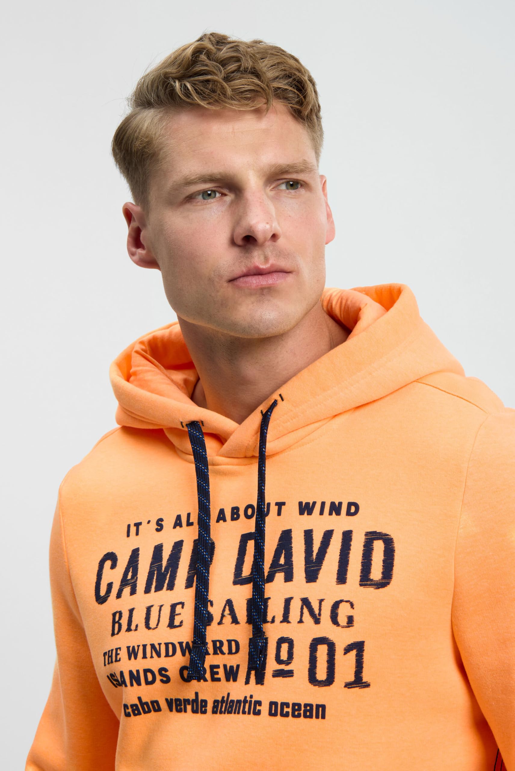 Camp David Herren Hoodie mit Rücken-Artwork