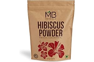 MB Herbals Hibiscus Flowers for Hair Growth | 227g