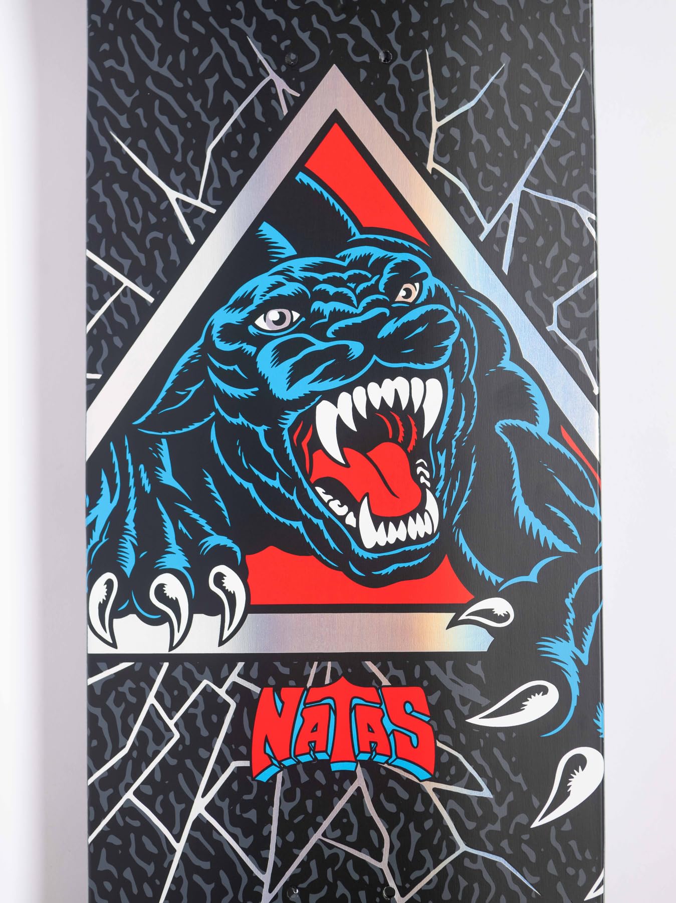 SANTA CRUZ Tavola da skateboard Natas Shattered Panther VX, 22,9 x 81,7 cm