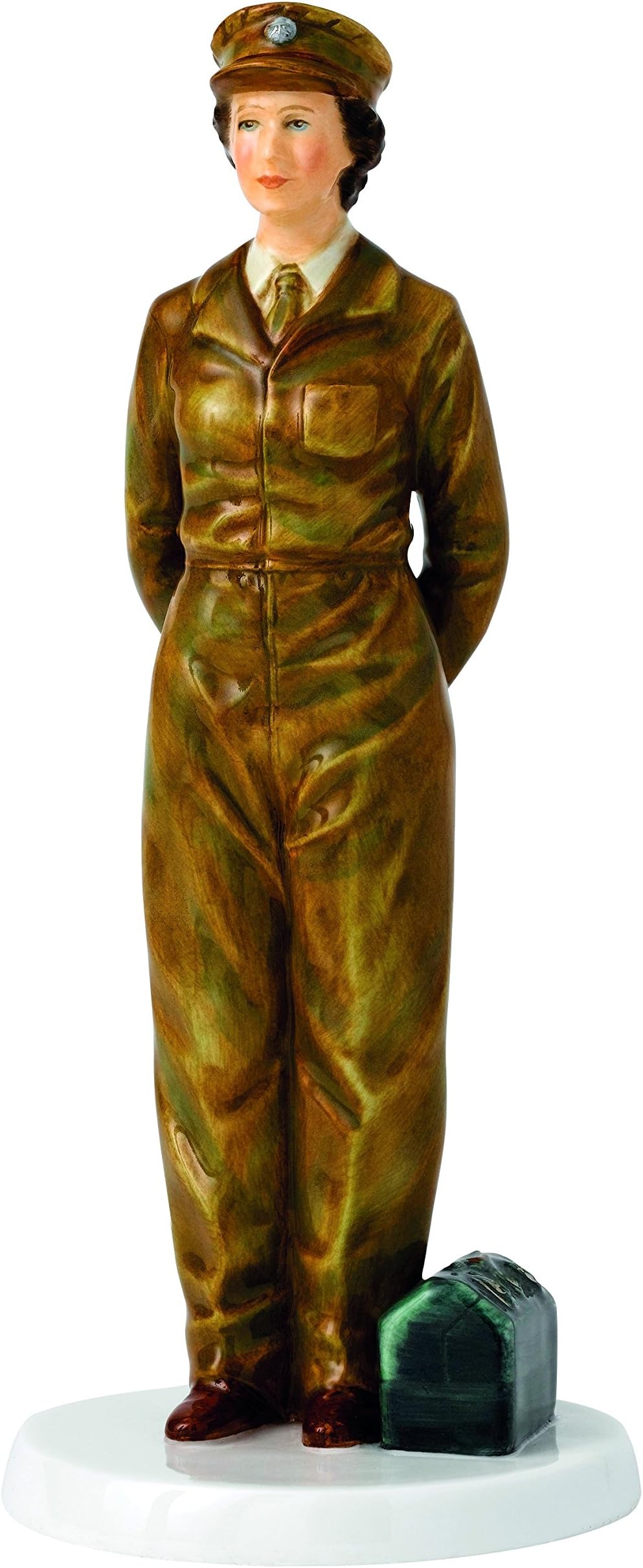 Royal Doulton Her Majesty Army Days Figurine, 8"