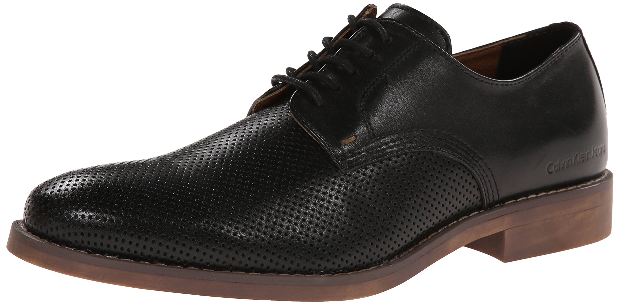 CK Jeans Men's Onyx Perf Leather Oxford