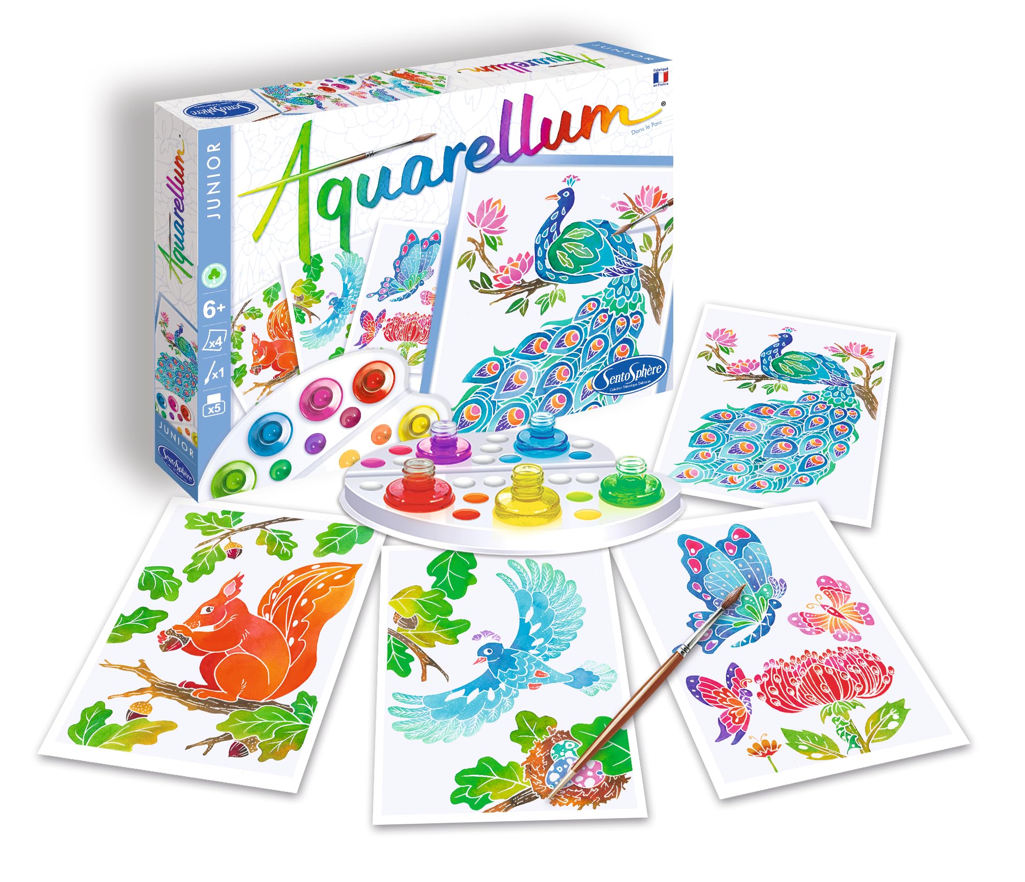 Sentosphère Aquarellum Junior In the Park, 12 Piece Set - Image 2