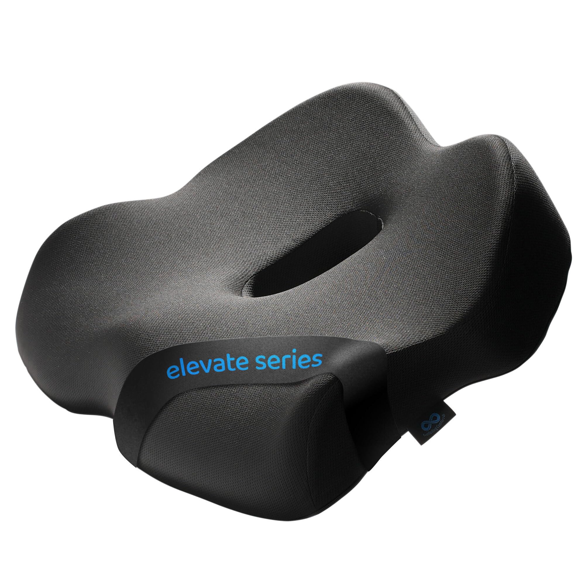 Everlasting Comfort Doctor Recommended Memory Foam Seat Cushion for Office Chairs Car - Ergonomic Office Desk Accessories -