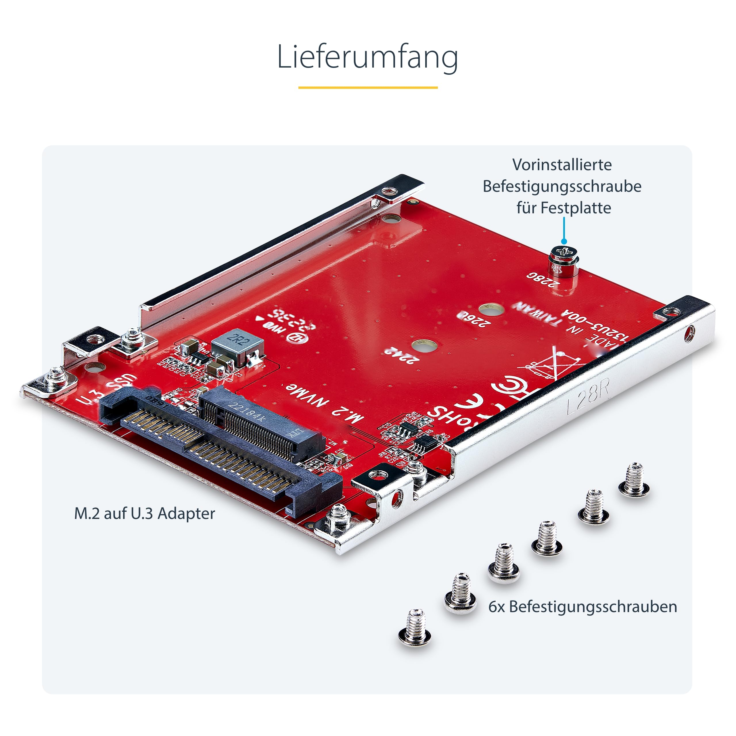 StarTech.com M.2 auf U.3 Adapter für M.2 NVMe SSDs – Bild 7