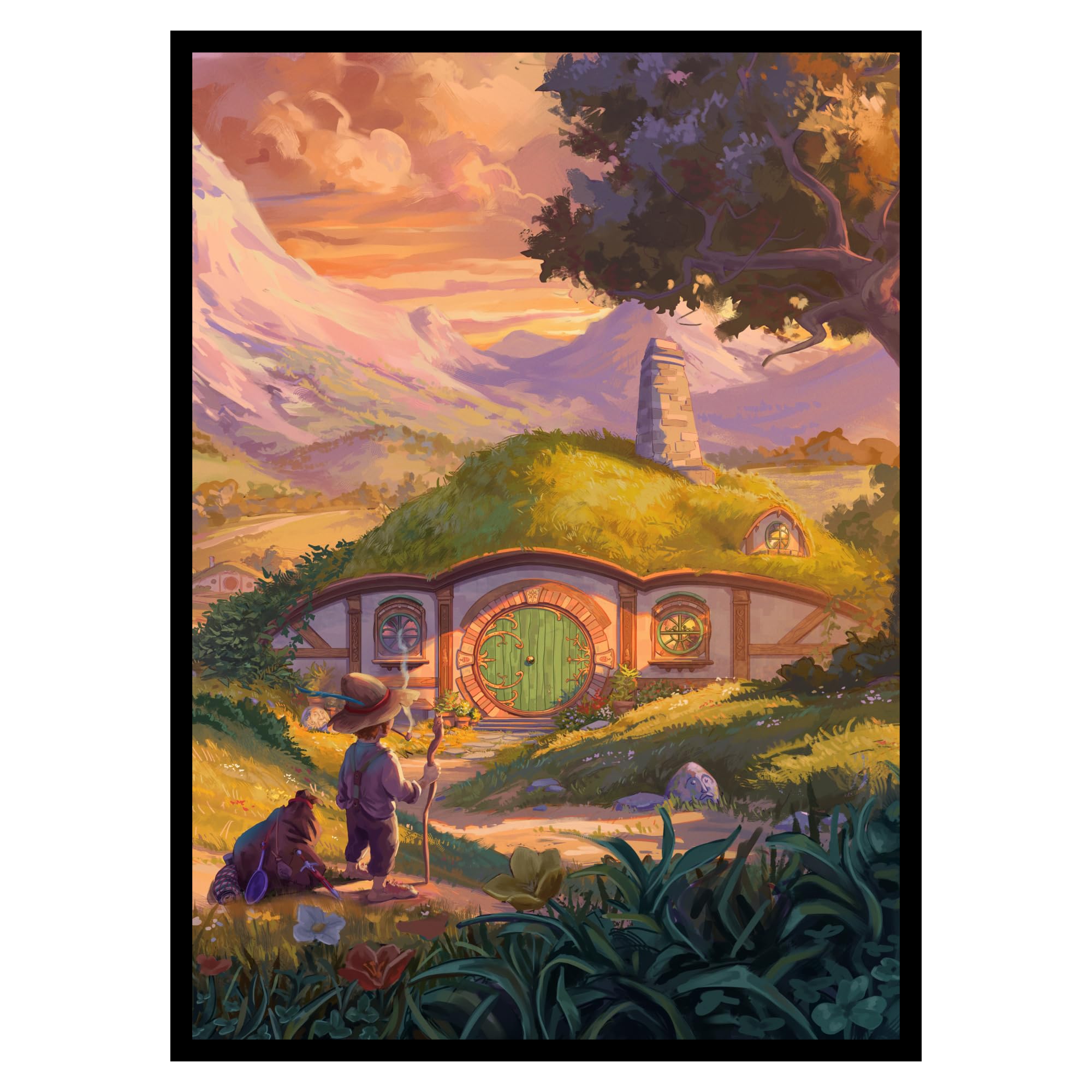 Ai Armor MTG Magic The Gathering (Hobbit Tranquility) - 100ct Matte TCG Card Art Sleeves