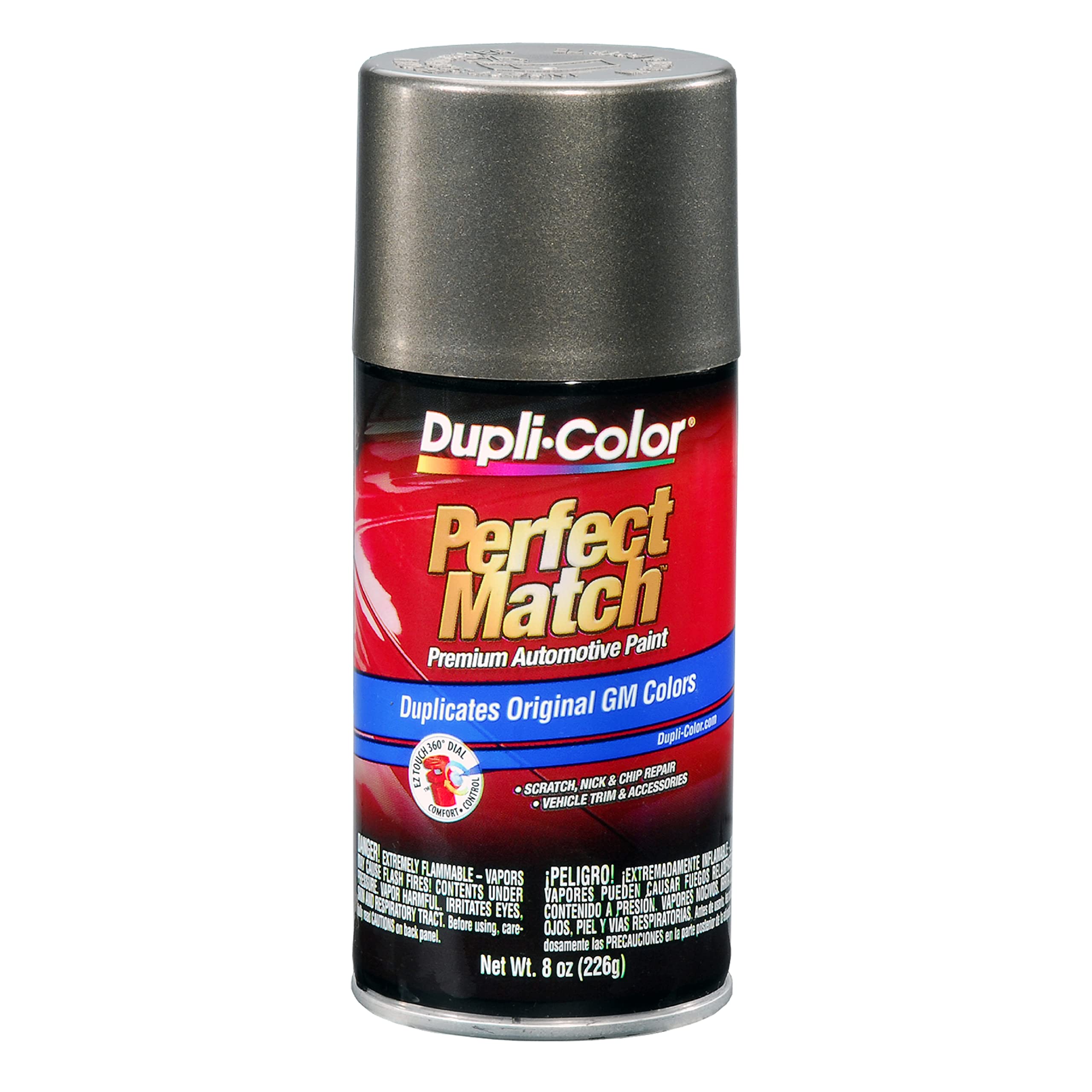 Dupli-Color EBGM04937 Perfect Match Automotive Spray Paint – General Motors Dark Bronzemist Metallic, 76 WA528F – 8 oz. Aerosol Can