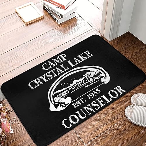 Miniatura 2 de CAJUCA Camp Crystal Lake - Tapete para puerta de entrada, baño, 24 x 16 pulgadas
