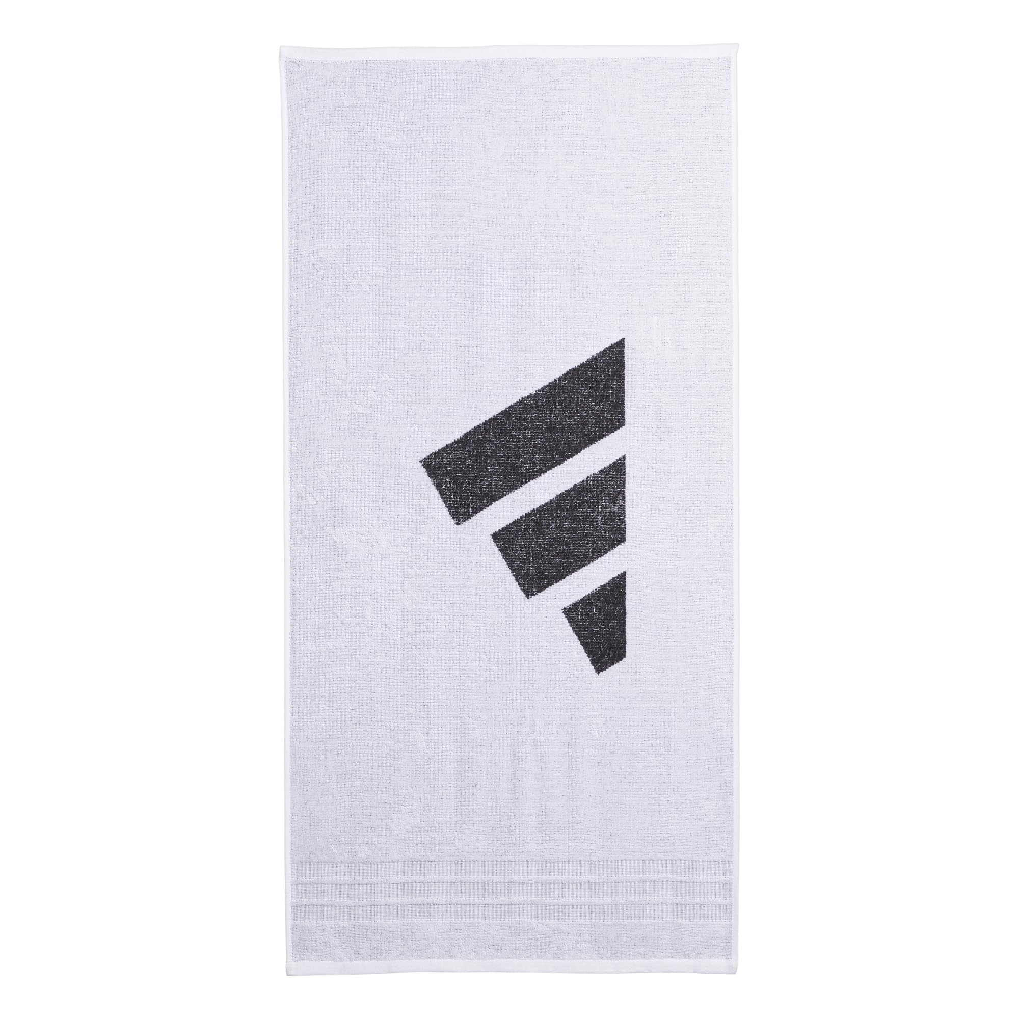 adidas Unisex Performance Towel Small Towel, white/black, One size