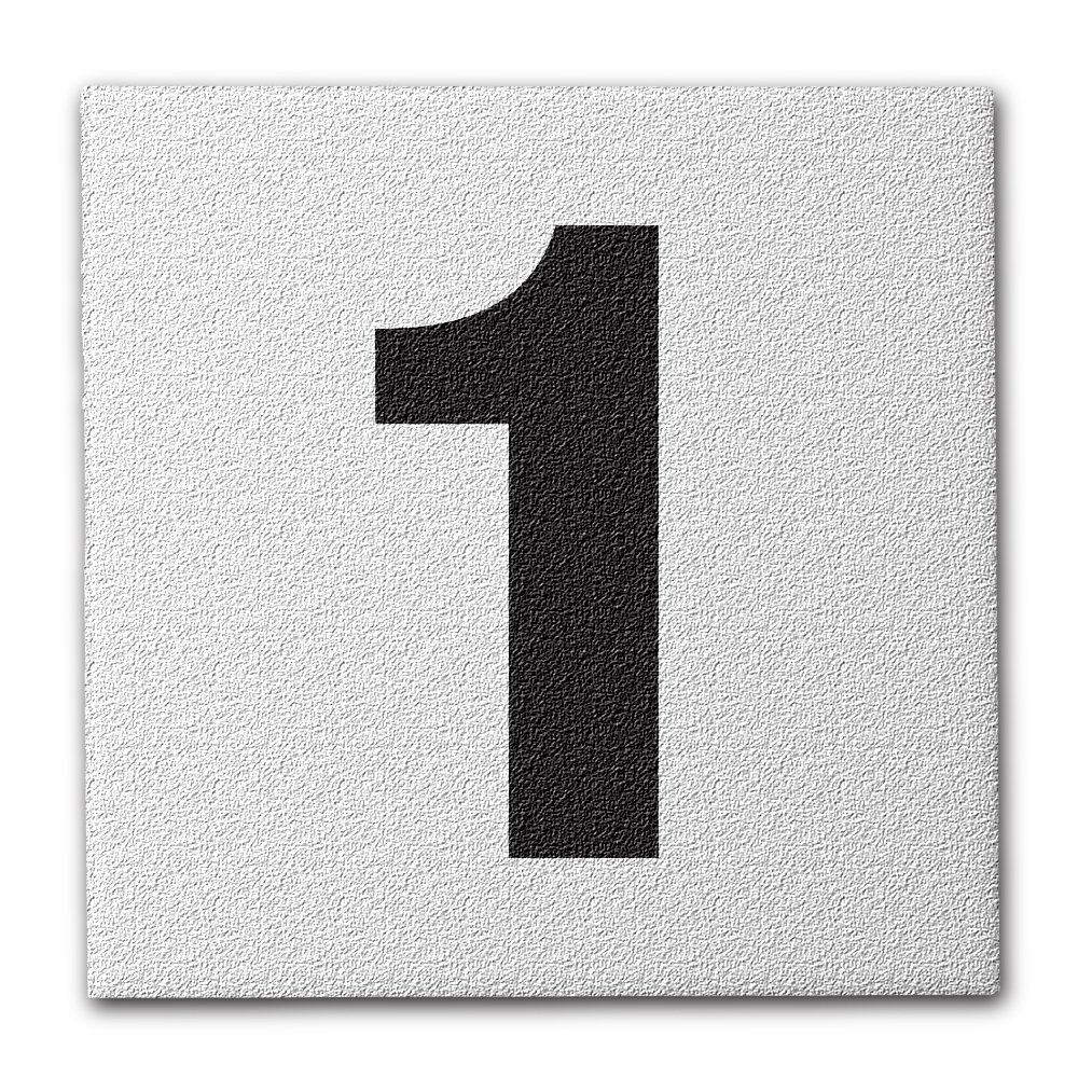 Ceramic Swimming Pool Deck Depth Marker 