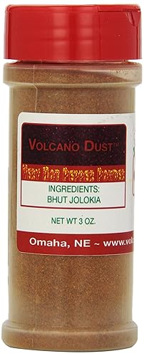 Miniatura 2 de Volcano Dust Bhut Jolokia - Pimienta muy picante en polvo, 3 oz.