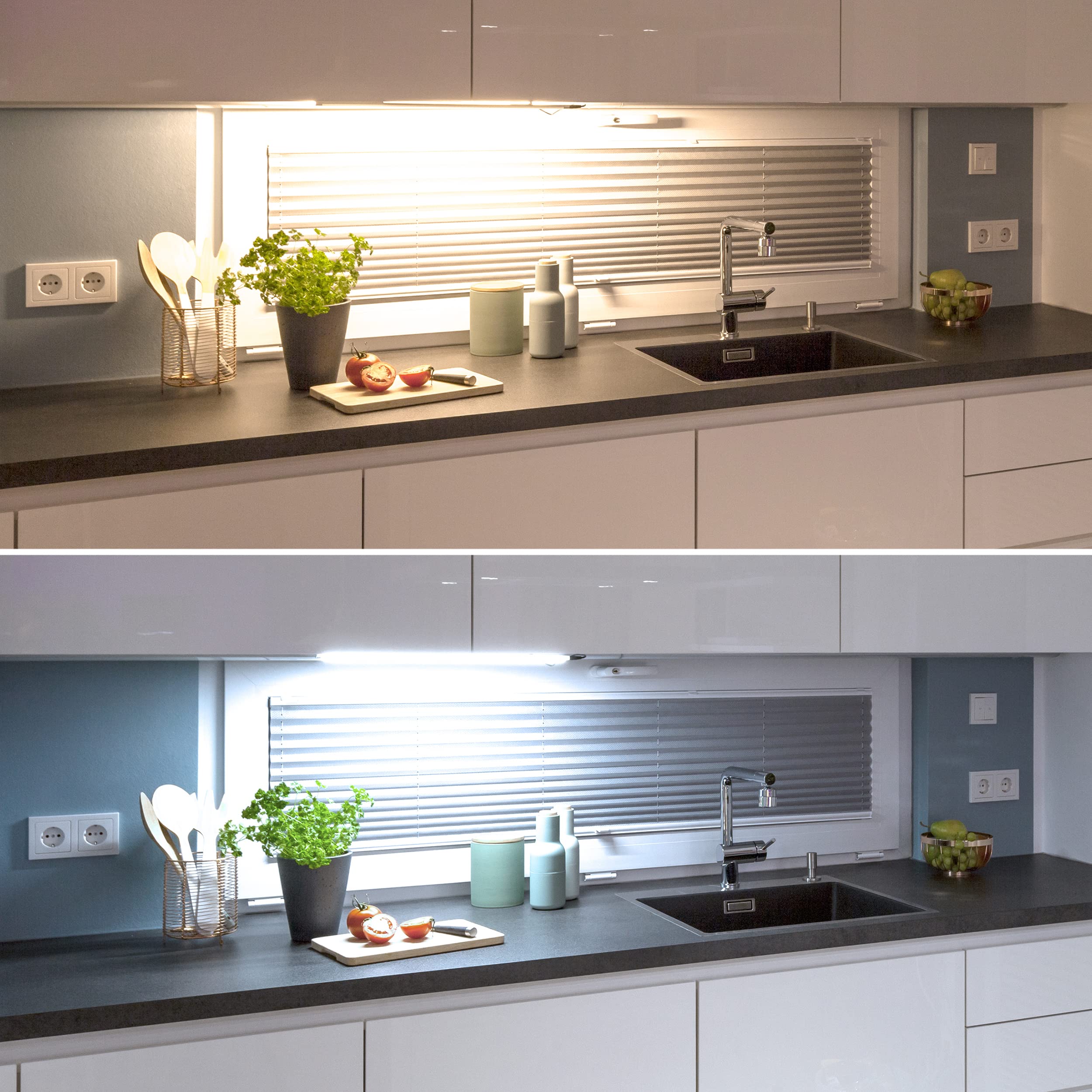 Mueller-Licht 20000098 Olus Sensor LED-Unterbauleuchte 11W Warmweiß Weiß