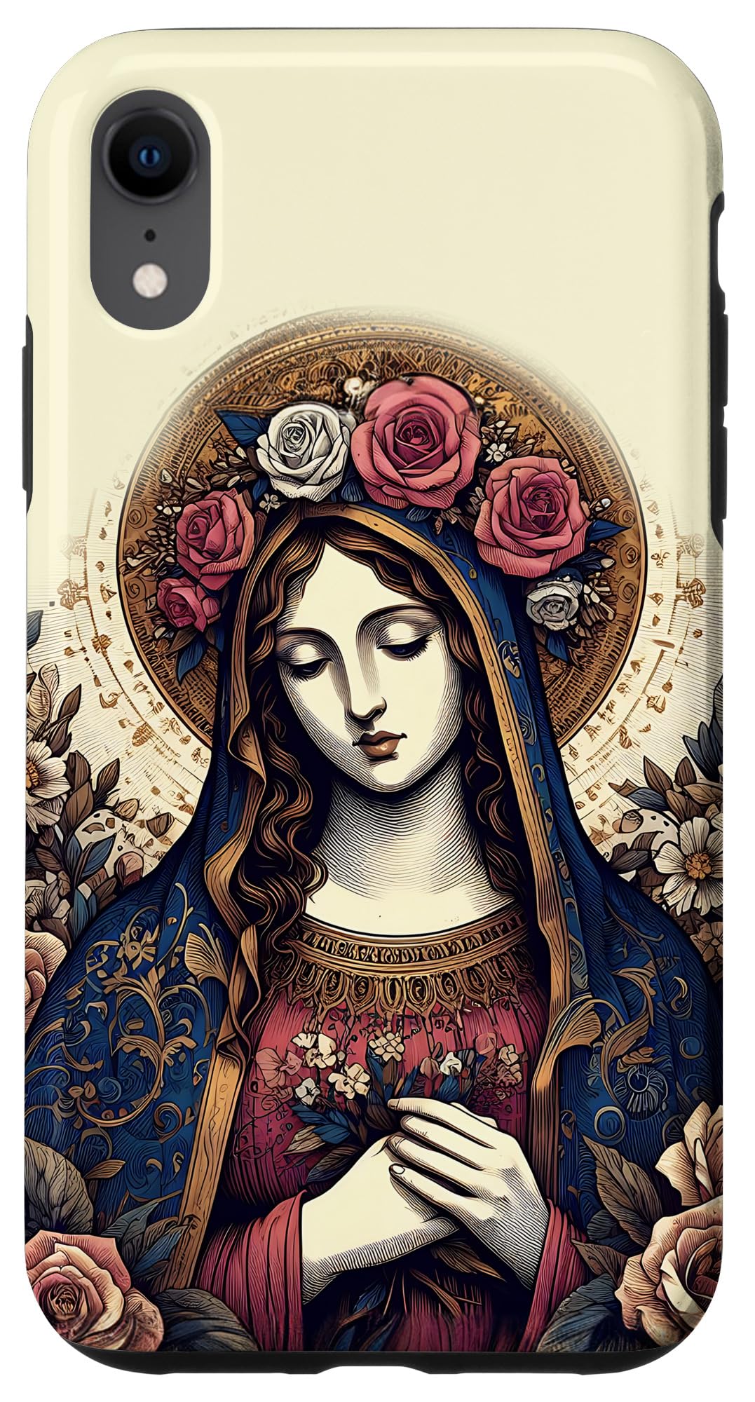 Virgin Mary Christian Maria Case for iPhone XR