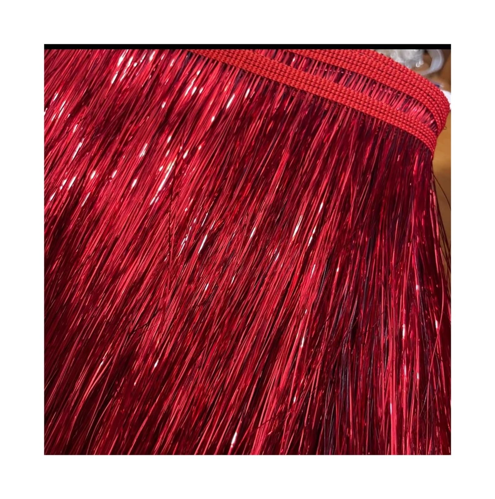 Tassel Fringe Trim 1Yard/Lot 20CM Laser Gold&Silver Glitter Fringes Lace Trim Tassel For Latin Dance Costume Fringe Apparel Accessoires(Color 9)