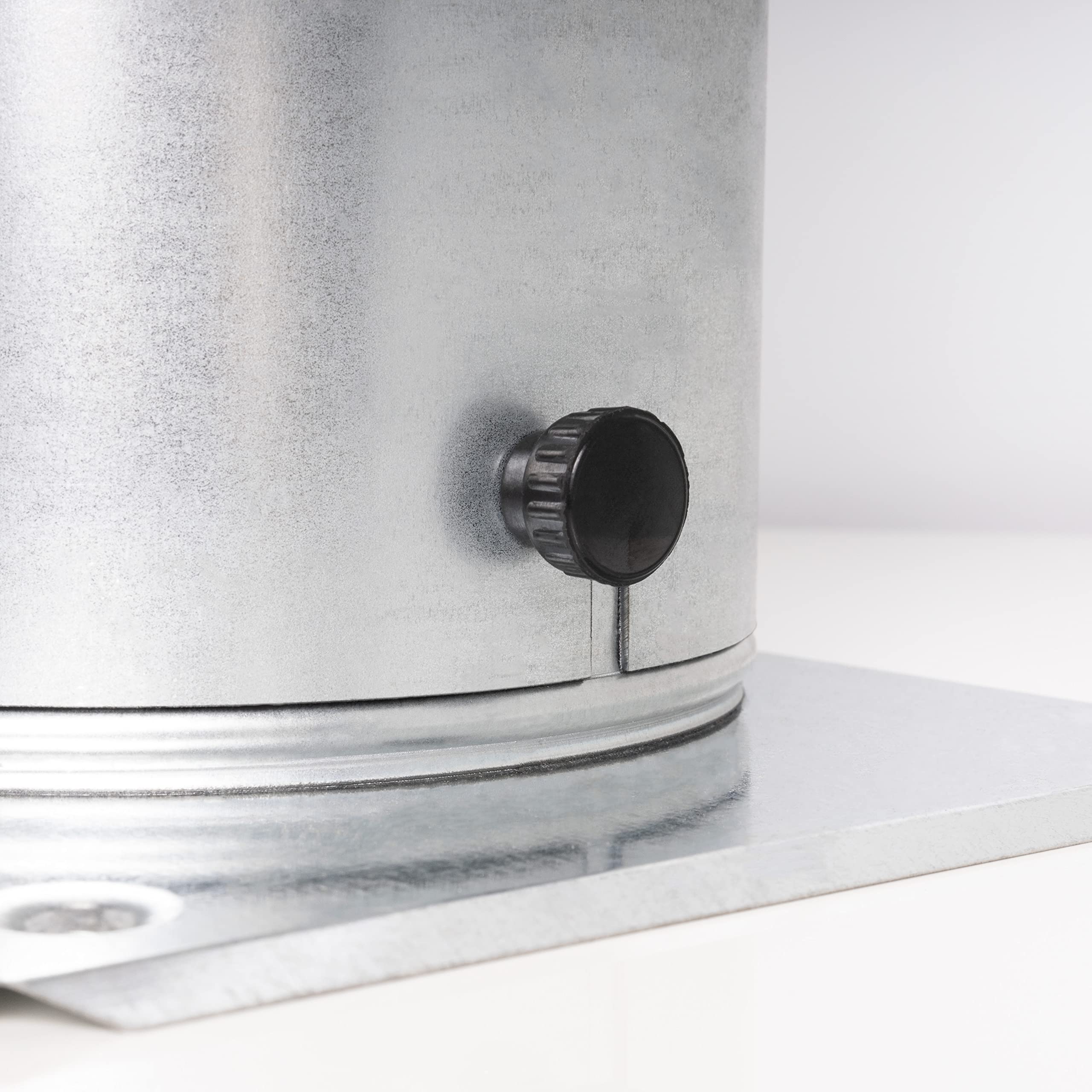STERR ERC150AB – 150 mm Sombrero de Ventilación Alargado Giratorio con Base