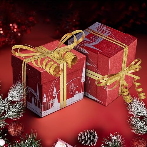 Miniatura 41 de Cinta rizadora morada – Cinta rizadora metálica brillante de 500 yardas para envolver regalos, globos, Halloween y fiestas de cumpleaños Cinta morada