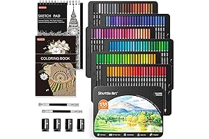 Shuttle Art 138 Colors Professional Colored Pencils
