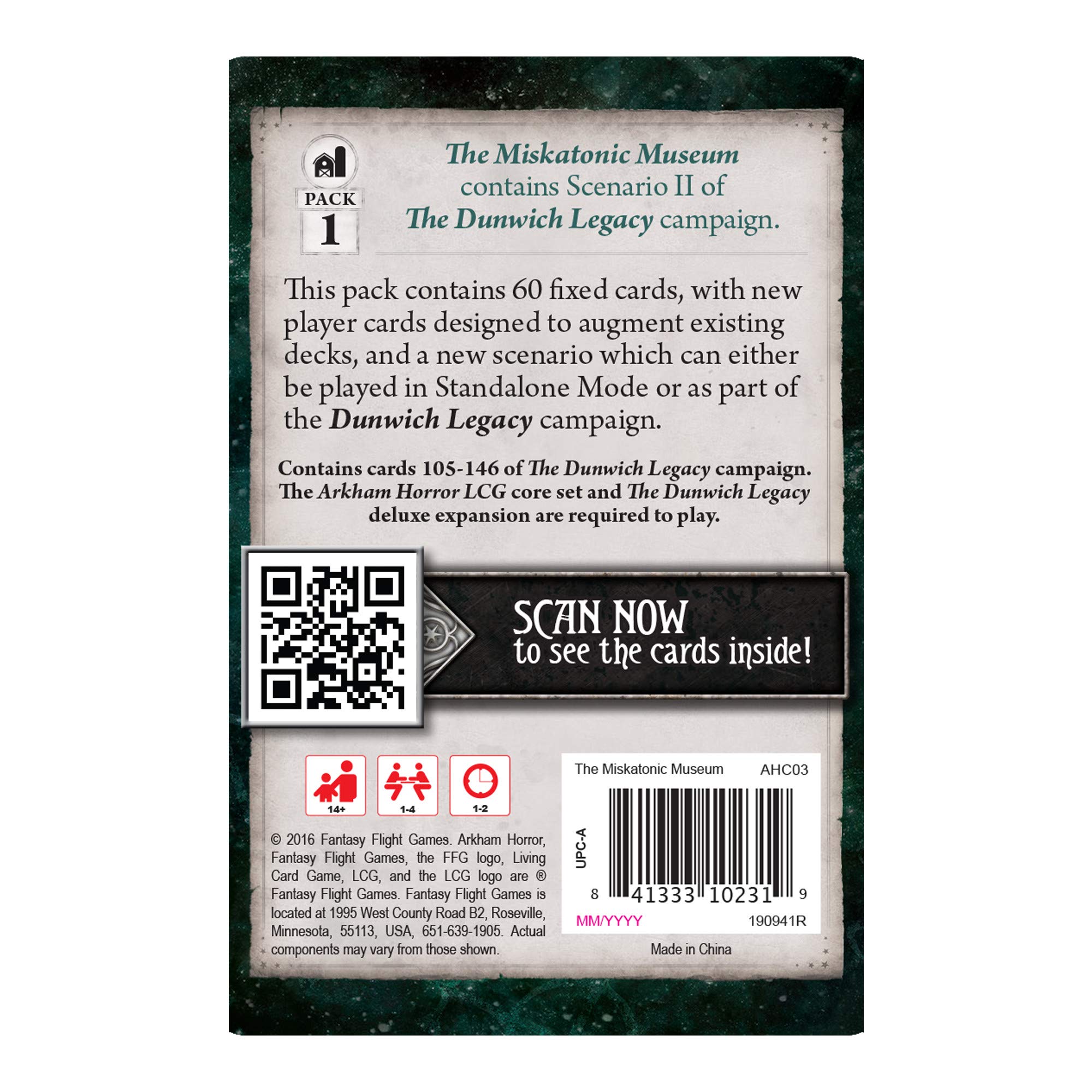Fantasy Flight Games Arkham Horror The Card Game Mythos Pack | Desertcart Maldives Fantasy Flight Games Arkham Horror The Card Game Mythos Pack | Desertcart Maldives
