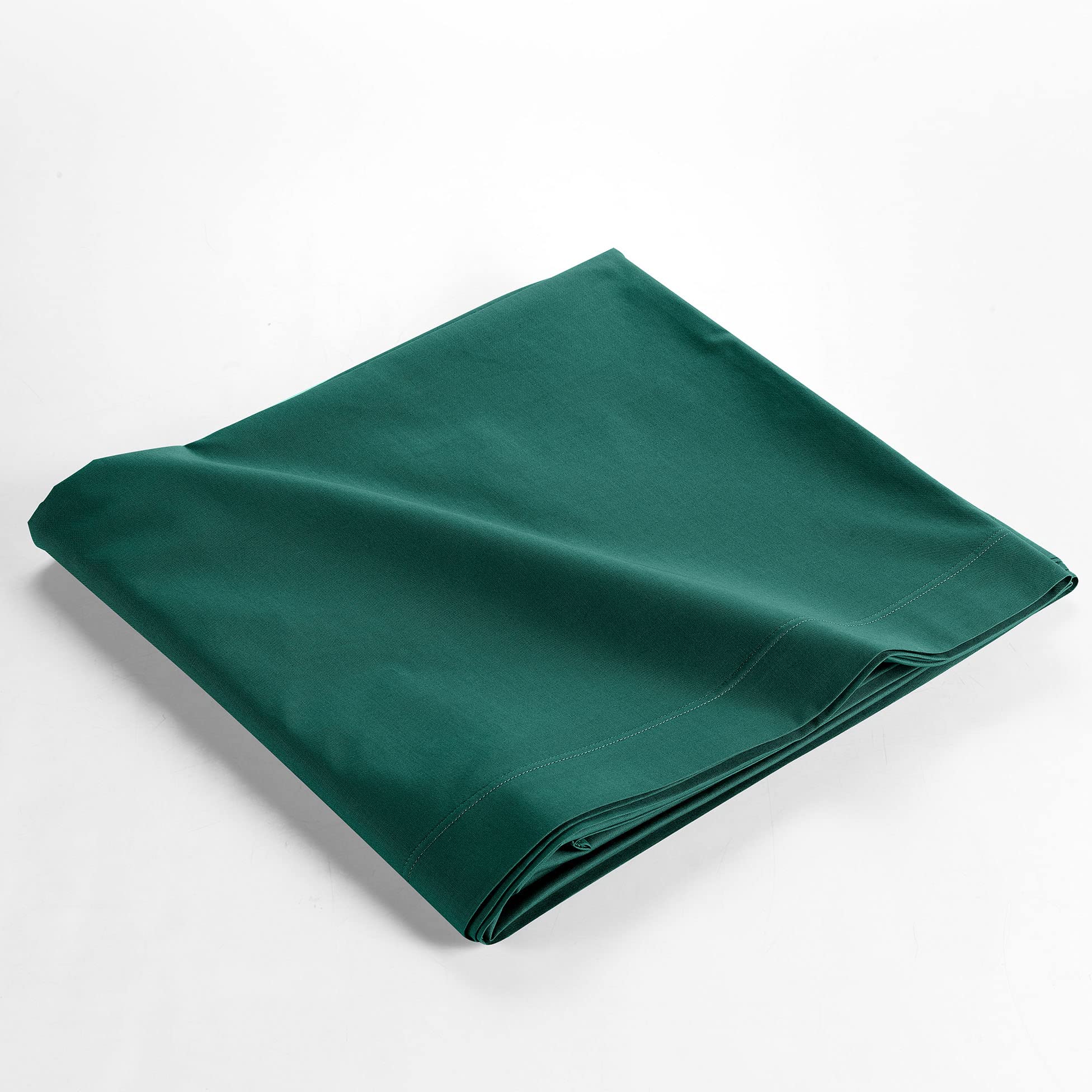 douceur d'intérieur Flat Sheet 240 x 300 cm 100% Organic Cotton Biolina Emerald