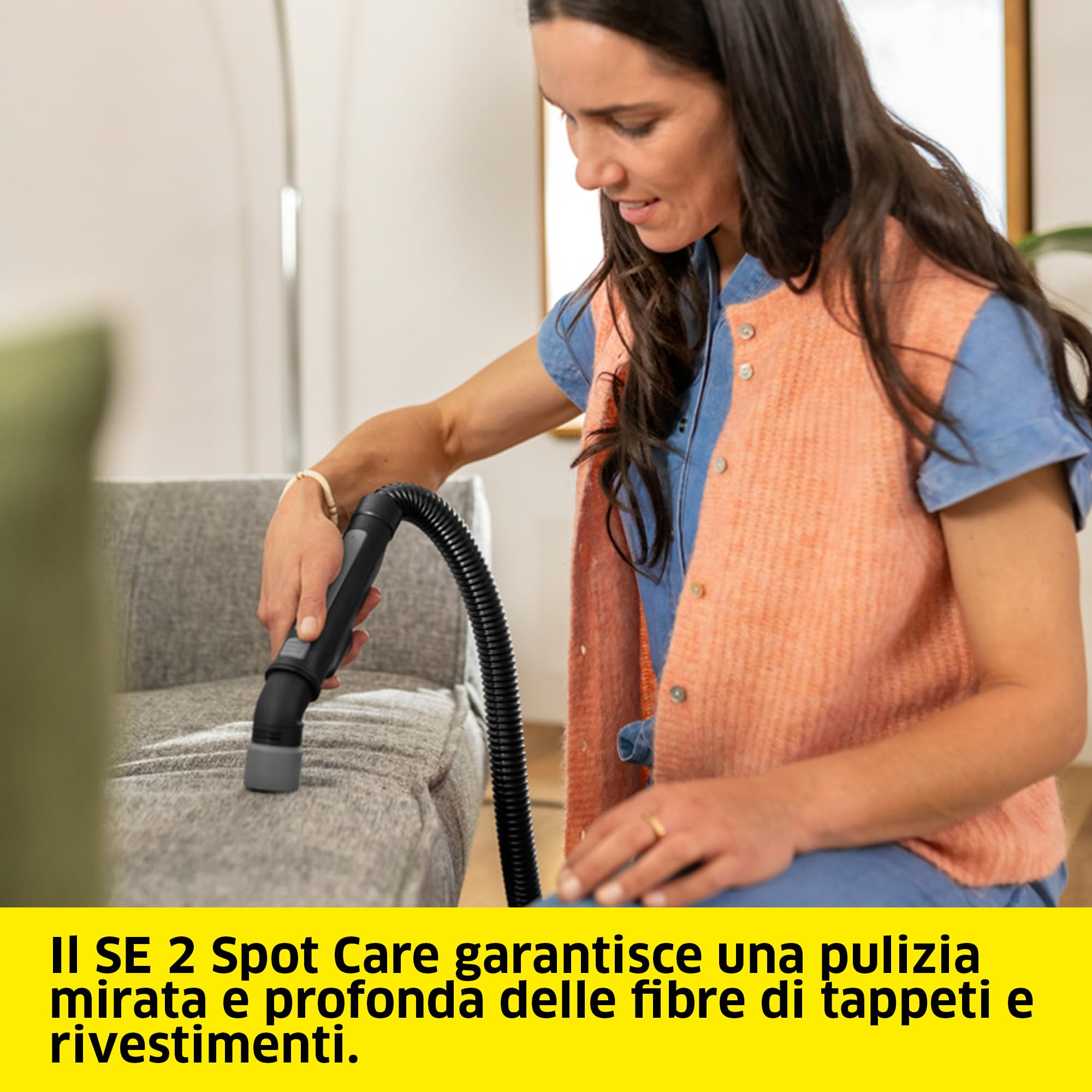 KÄRCHER Lavatappeti Smacchiatore SE 2 Spot Care, potenza assorbita: 450 W, serbatoio acqua pulita: 1,5 l, superficie: 2,89 m², peso: 4,2 kg, bocchetta poltrone, ugello per macchie, detergente RM 519