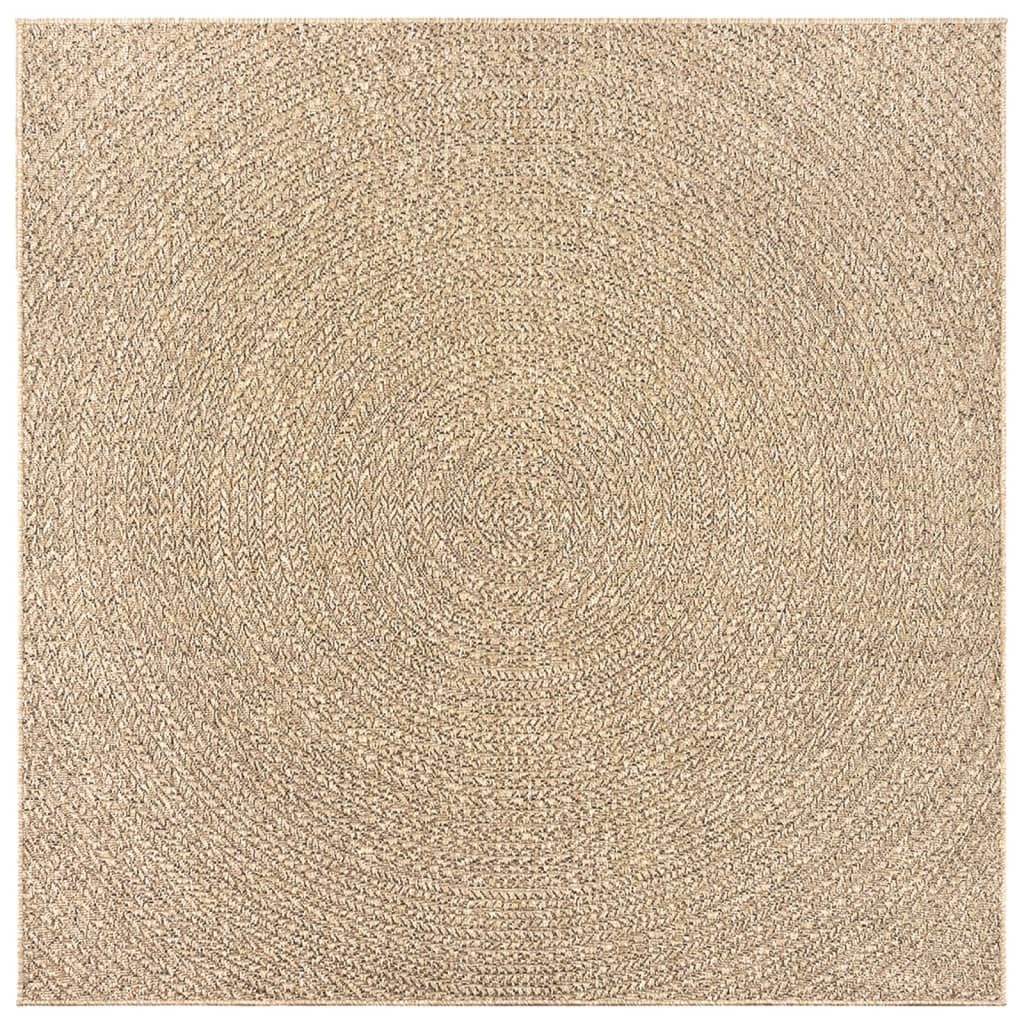 vidaXL Rug, Indoor and Outdoor Floor Carpet for Decorative, Area Rug for Hallway, UV-resistant Floor Rug, Carpet Flooring, Jute Look