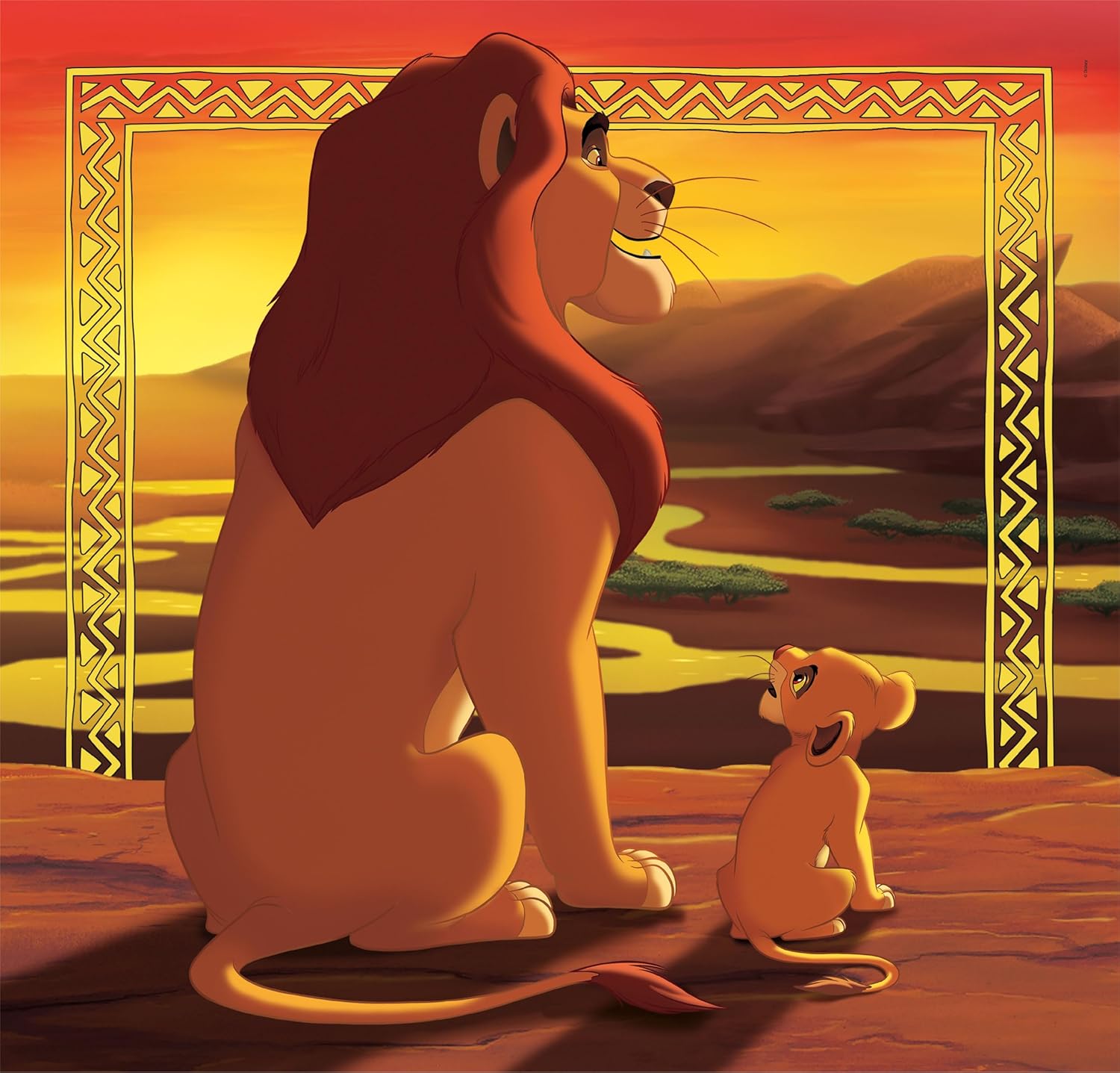 Clementoni Supercolor-Disney The Lion King-3 48 Pieces, Children 5 Years, Lion King, Develops Observation Skills, Logic, Handwork, Cartoon Puzzles, Made in Italy, 2532, Multicoloured, 25323